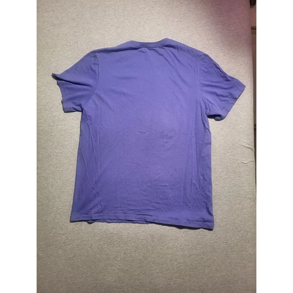 Nike The Nike Tee Mens Large Purple Multiple Swoosh Center Logo‎ Basketball
